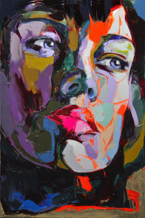 Francoise Nielly Portrait Palette Painting Expression Face225